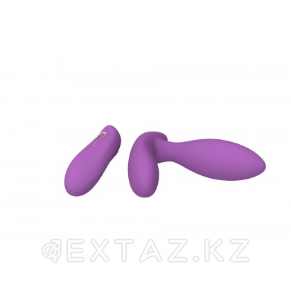 Вибростимулятор клитора и точки G с пультом ДУ (фиолетовый) от sex shop Extaz фото 6