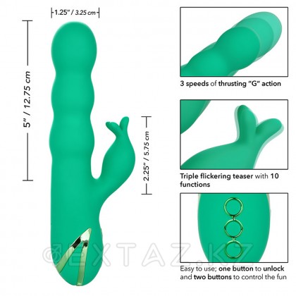 Вибратор-кролик мультискоростной CalExotics California Dreaming Sonoma Satisfier (12.75 x 3.25 см) от sex shop Extaz фото 9