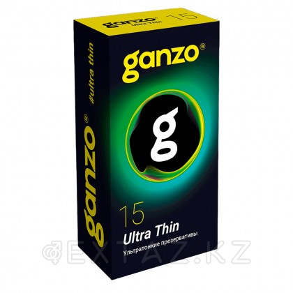 Презервативы GANZO Ultra Thin, ультратонкие, 15 шт от sex shop Extaz