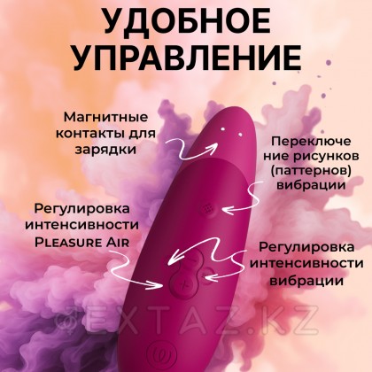 Бесконтактный клиторальный стимулятор Womanizer Enhance Vibrant Pink от sex shop Extaz фото 9