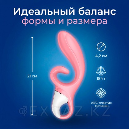 Вибратор-кролик Satisfyer Hug me, розовый от sex shop Extaz фото 3