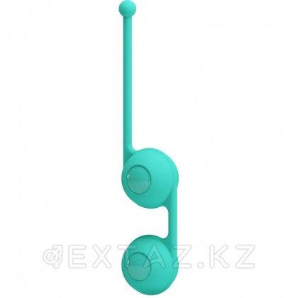Вагинальные шарики бирюзовые. 3,5 см от sex shop Extaz