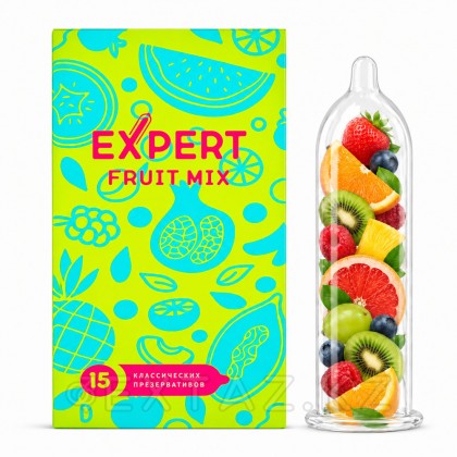 Презервативы EXPERT Fruit Mix, фруктовые ароматизированные, 15 шт от sex shop Extaz