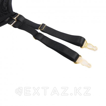 Прозрачный бэби-долл с кружевными вставками и подвязками (размер XL-2XL) от sex shop Extaz фото 5