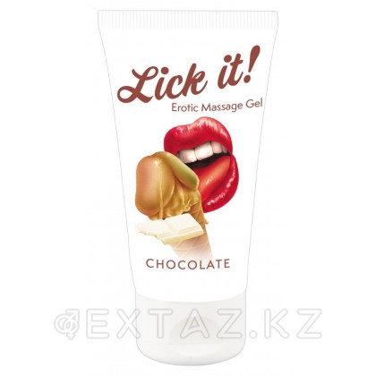 Съедобный массажный гель Lick it! со вкусом шоколада 50 мл. от sex shop Extaz