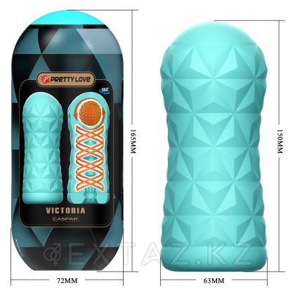 Компактный мастурбатор с внутренним стимулятором Victoria caspar от sex shop Extaz фото 6