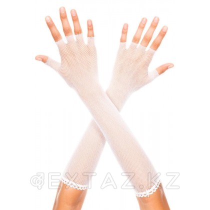 Перчатки сетчатые белые  от sex shop Extaz