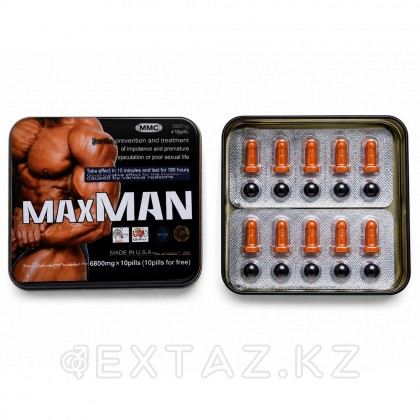 Возбудитель MaxMan (12 таблеток + 12 витаминов) от sex shop Extaz
