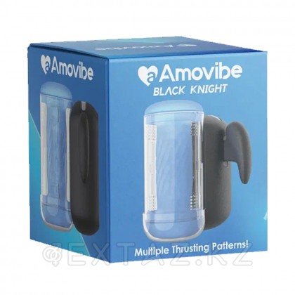 Инновационный робот-мастурбатор Black Knight с функцией пенетрации от Amovibe от sex shop Extaz фото 12