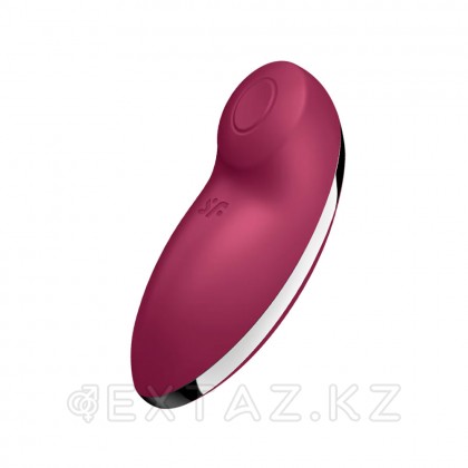 Клиторальный стимулятор с вибрацией Satisfyer Tap&Climax 2 бордовый от sex shop Extaz