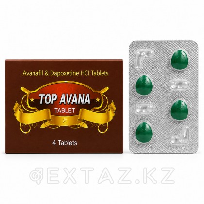Препарат для улучшения и продления эрекции Top Avana (4 таб.) от sex shop Extaz