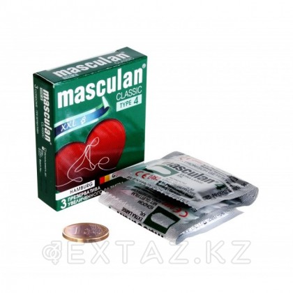 Презервативы MASCULAN 4 CLASSIC (3 шт.) увеличенного размера от sex shop Extaz фото 2