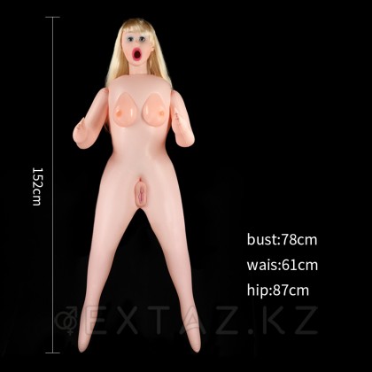 Кукла силиконовая Love Doll блондинка от sex shop Extaz фото 3