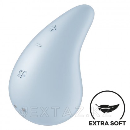 Клиторальный мини-вибратор Satisfyer Dew Drop голубой от sex shop Extaz фото 2