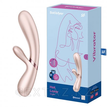 Вибратор с подогревом Satisfyer Hot Lover, бежевый от sex shop Extaz