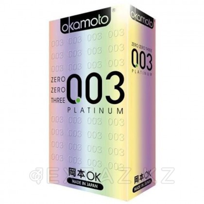 Презервативы Okamoto 0.03 platinum ultra-thin condom 12 шт. от sex shop Extaz фото 2