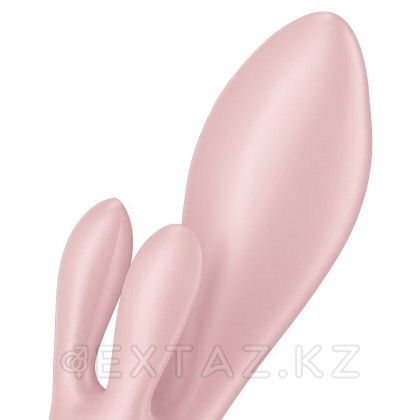 Вибратор-кролик с функцией расширения Satisfyer Air Pump Bunny 3, розовый от sex shop Extaz фото 2