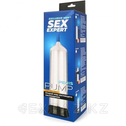 Вакуумная помпа с рычажным насосом Sex Expert (размер: L 200 мм, D 55 мм) от sex shop Extaz фото 3