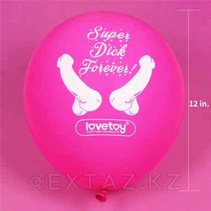 Воздушные шарики Super Dick Forever (с фаллосами) 7 шт. от sex shop Extaz фото 2