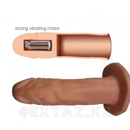 Полый страпон с вибрацией (Unisex) от sex shop Extaz фото 3