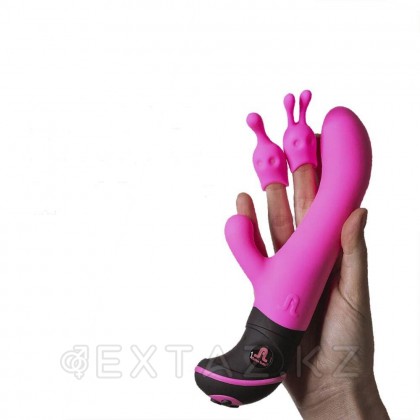 Вибратор-кролик с насадками Butch Cassidy от Adrien Lastic (17,8 *3,6 см.) от sex shop Extaz фото 2