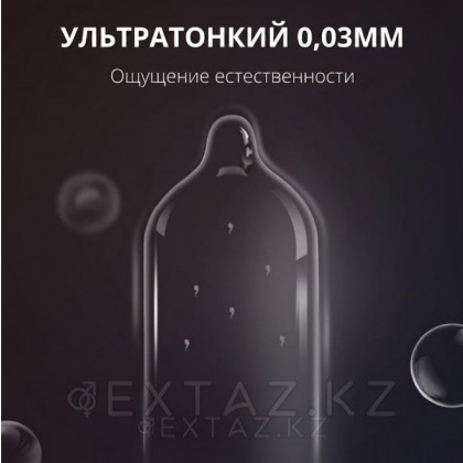 Ультратонкие презервативы DryWell 0,03 мм., латекс, 3 шт. от sex shop Extaz фото 2
