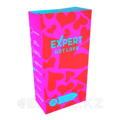 Презервативы EXPERT Hot Love, с разогревающим эффектом, 15 шт от sex shop Extaz фото 2