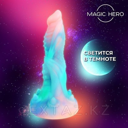 Фаллоимитатор Magic Hero с шипами (19×4,6 см), разноцветный от sex shop Extaz фото 6