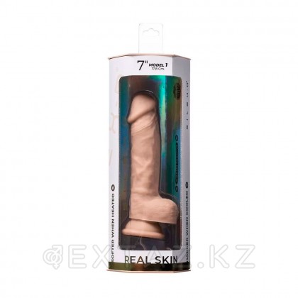 Реалистичный фаллоимитатор Real Skin Model 1 от SILEXD, бежевый, 17,8 см от sex shop Extaz фото 4