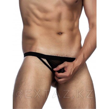 Стринги T-Back черные мужские (размер XS-M) от sex shop Extaz фото 4