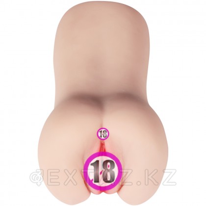 Реалистичный компактный мастурбатор Aggie с вибрацией от sex shop Extaz фото 3