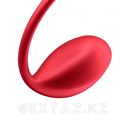 Виброяйцо Satisfyer Shiny Petal красный (Connect App) от sex shop Extaz фото 3