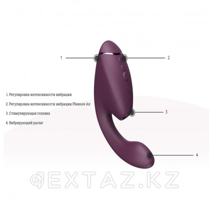 Бесконтактный клиторальный стимулятор Womanizer Next Duo, розовый от sex shop Extaz фото 10