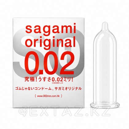 Ультратонкий презерватив - SAGAMI Original 0.02 (полиуретановый) - 1 шт. от sex shop Extaz