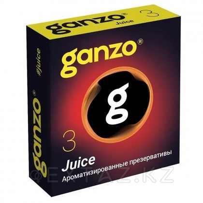 Презервативы ароматизированные Ganzo Juice Black Edition, цветные, 3 шт. от sex shop Extaz