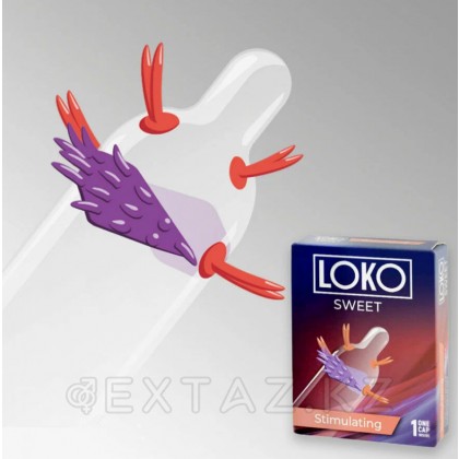 Насадка стимулирующая LOKO SWEET, с возбуждающим  эффектом от sex shop Extaz фото 2