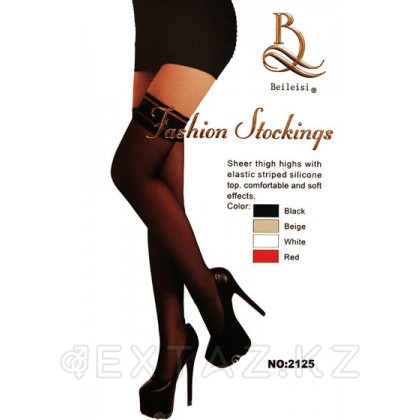 Чулки Fashion Stockings 2125 (44-48) от sex shop Extaz фото 2