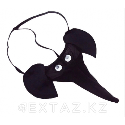 Мужские стринги слоник (цвет черный )  от sex shop Extaz