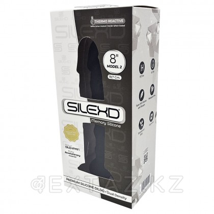 Реалистичный фаллоимитатор Model 2 от SILEXD, черный, 19,7 см от sex shop Extaz фото 2