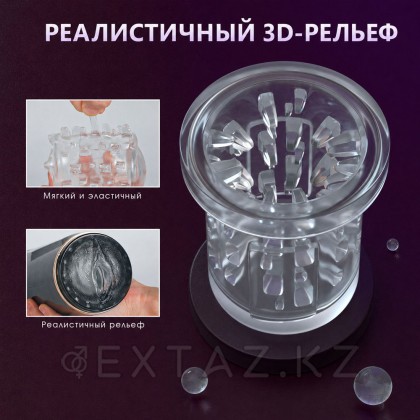 Автоматический мастурбатор с функцией ротации и вращения от sex shop Extaz фото 3