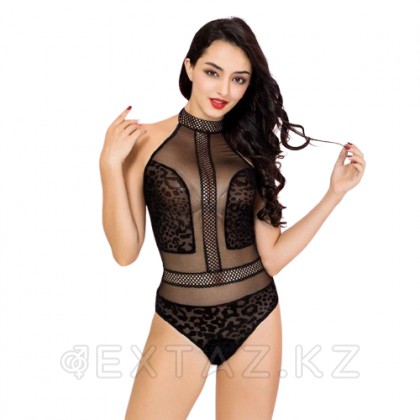 Тедди прозрачный с леопардовыми вставками от sex shop Extaz