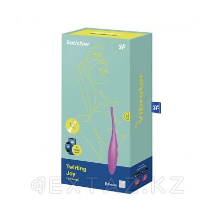 Вибратор для клитора Satisfyer Twirling Joy fuchsia от sex shop Extaz фото 4