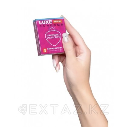 Презервативы LUXE ROYAL Strawberry Collection (3 шт.) от sex shop Extaz фото 6