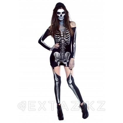 Платье на хеллоуин «Скелет» размер L от sex shop Extaz фото 4