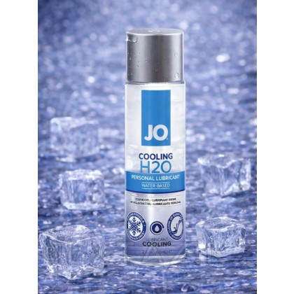 Классический охлаждающий лубрикант на водной основе JO H2O Cooling, 60 мл от sex shop Extaz фото 3