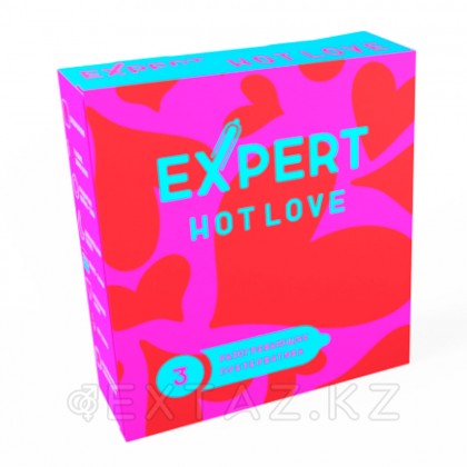 Презервативы EXPERT Hot Love, с разогревающим эффектом, 3 шт от sex shop Extaz фото 2
