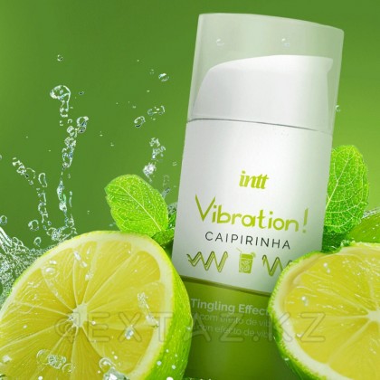 Возбуждающий гель с эффектом вибрации Vibration! CAIPIRINHA (коктейль кайпиринья) от INTT 15 мл от sex shop Extaz фото 8