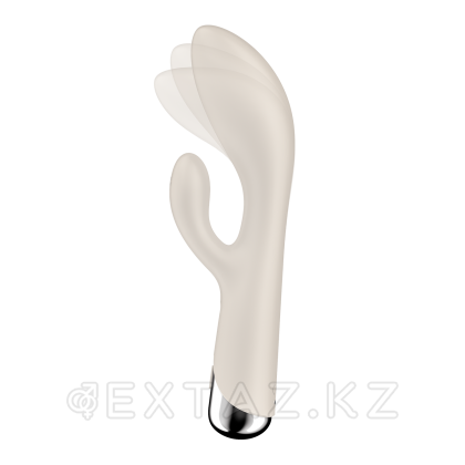 Вибратор-кролик с функцией вращения Satisfyer Spinning Rabbit 1 бежевый от sex shop Extaz фото 3