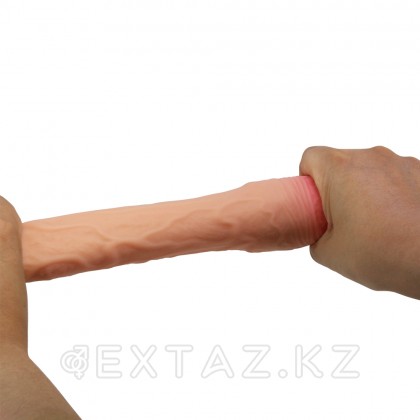 Реалистичная насадка на пенис Stevenson, бежевый, 20,5 см от sex shop Extaz фото 13