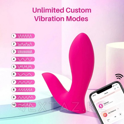Двойной вибратор Flexer Lovense (для точки G и клитора) от sex shop Extaz фото 8